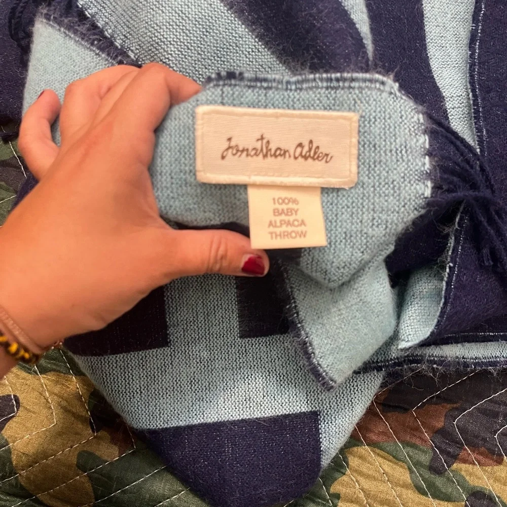 JONATHAN ADLER BABY ALPACA WOOL THROW